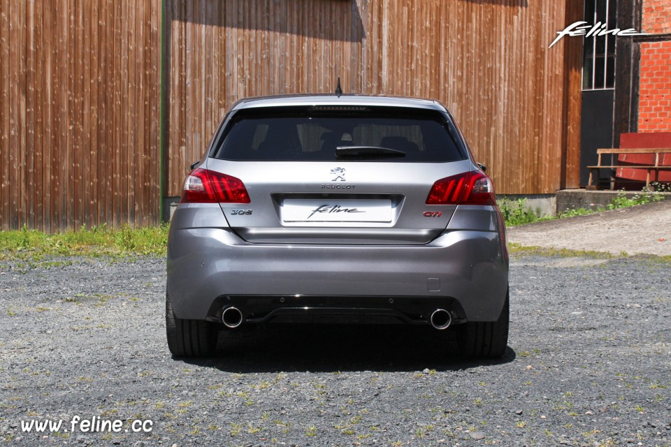 Photo face arrière Peugeot 308 GTi 1.6 THP 270 (2016)