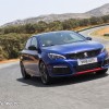 Photo essai Peugeot 308 GTi restylée Coupe Franche Bleu Magneti