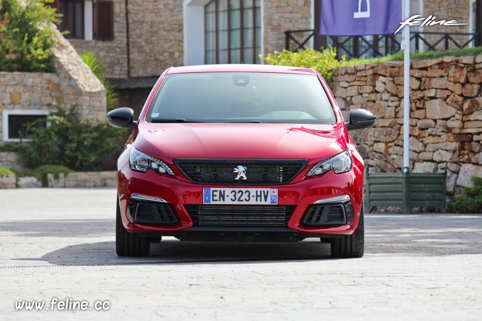 Photo essai face avant Peugeot 308 GTi restylée (2017)