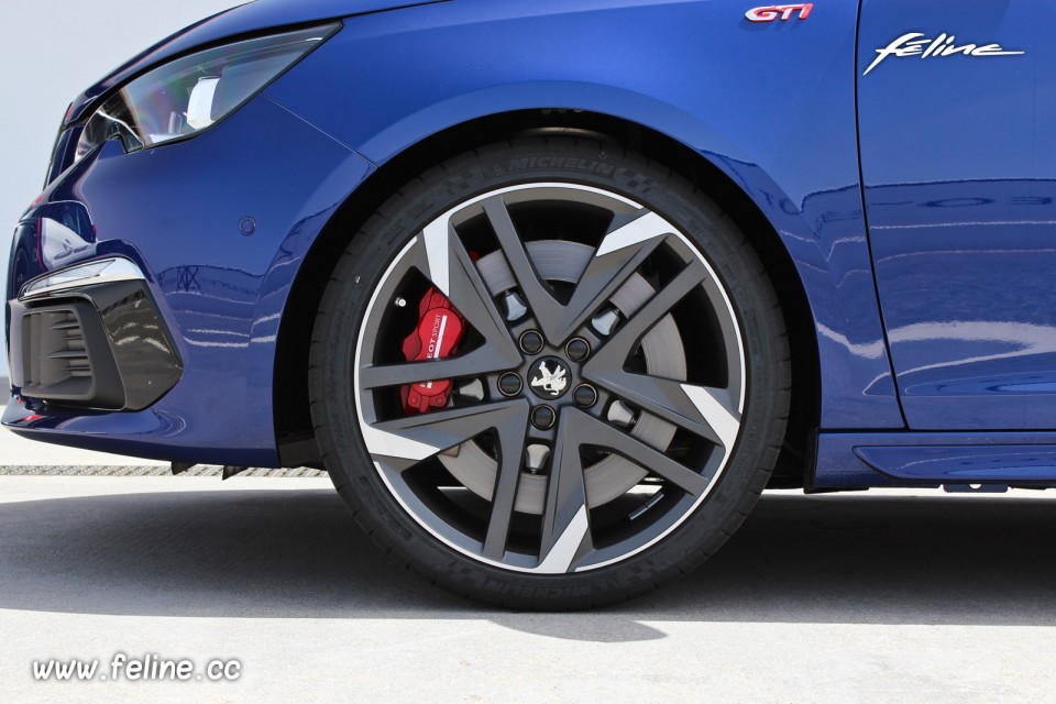 Photo essai jante Carbone 19 Peugeot 308 GTi restylée (2017)