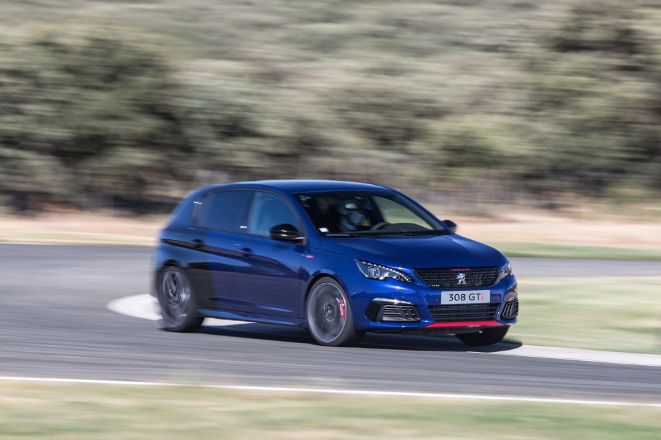 Photo Peugeot 308 GTi restylée Coupe Franche Bleue - Essais cir