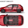 Photo dimensions intérieures Peugeot 308 GTi by Peugeot Sport (