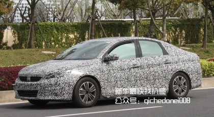 Spyshots Peugeot 308 Sedan II