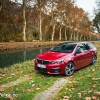 Photo 3/4 avant statique Peugeot 308 SW GT restylée Rouge Ultim