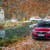 Photo face avant statique Peugeot 308 SW GT restylée Rouge Ulti