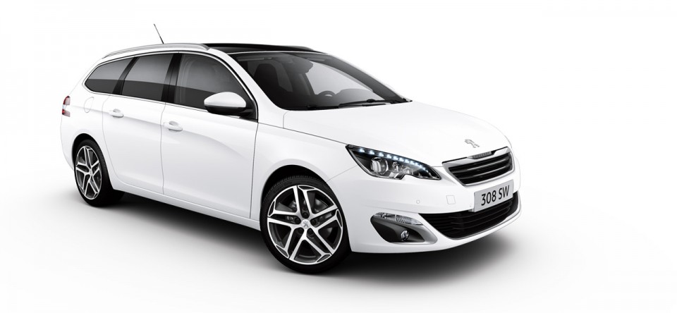 Photo Peugeot 308 SW II Blanc Banquise