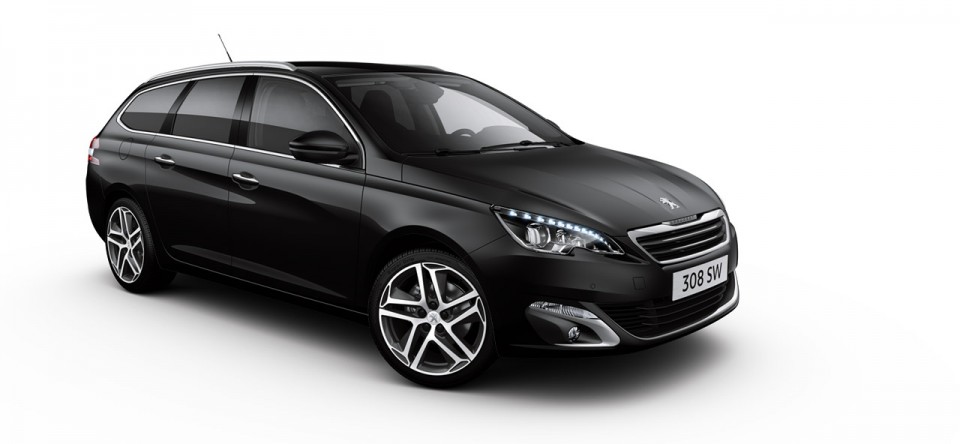 Photo Peugeot 308 SW II Noir Perla Nera