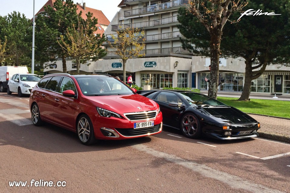 Photo Essai Peugeot 308 SW II Féline Rouge Rubi