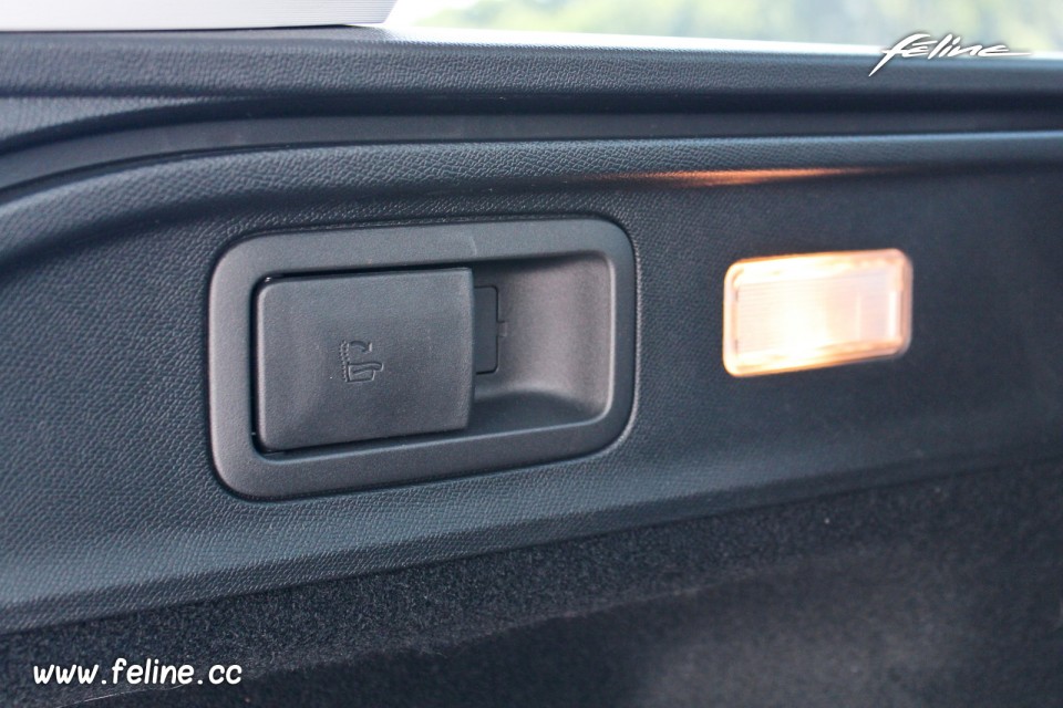 Photo commande Magic Flat banquette arrière Peugeot 308 SW II Féline