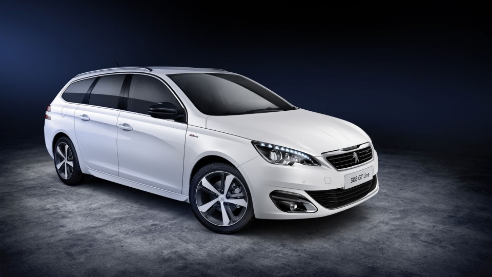 Photo 3/4 avant Peugeot 308 SW GT Line