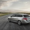 Photo 3/4 arrière Peugeot 308 SW II Féline Gris Artense