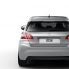 Photo vue arrière Peugeot 308 II Gris Aluminium - 04