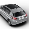 Photo 3/4 arrière Peugeot 308 II Gris Aluminium - 05