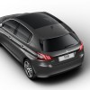 Photo 3/4 arrière Peugeot 308 II Gris Moka - 05