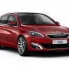 Photo 3/4 avant Peugeot 308 II Rouge Rubi - 01