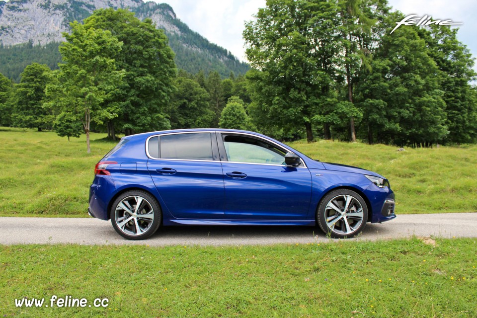 Photo profil essai Peugeot 308 II GT restylée (2017)