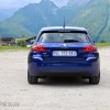 Photo face arrière essai Peugeot 308 II Allure restylée (2017)