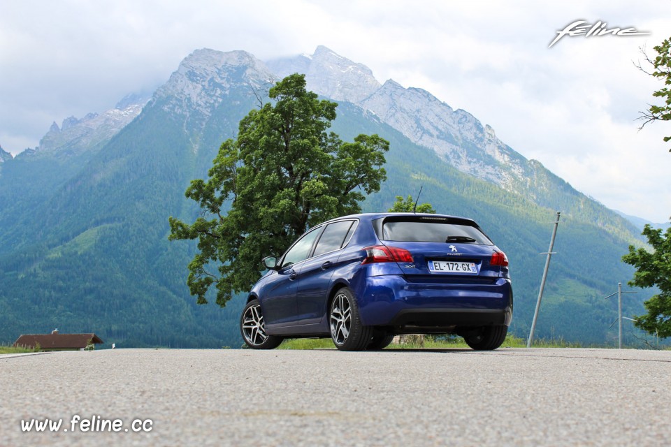 Photo essai route Peugeot 308 II Allure restylée (2017)