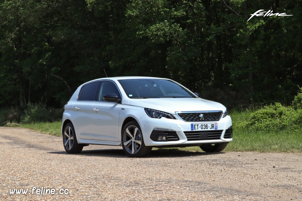 Photo essai route Peugeot 308 II GT Line restylée (2018)