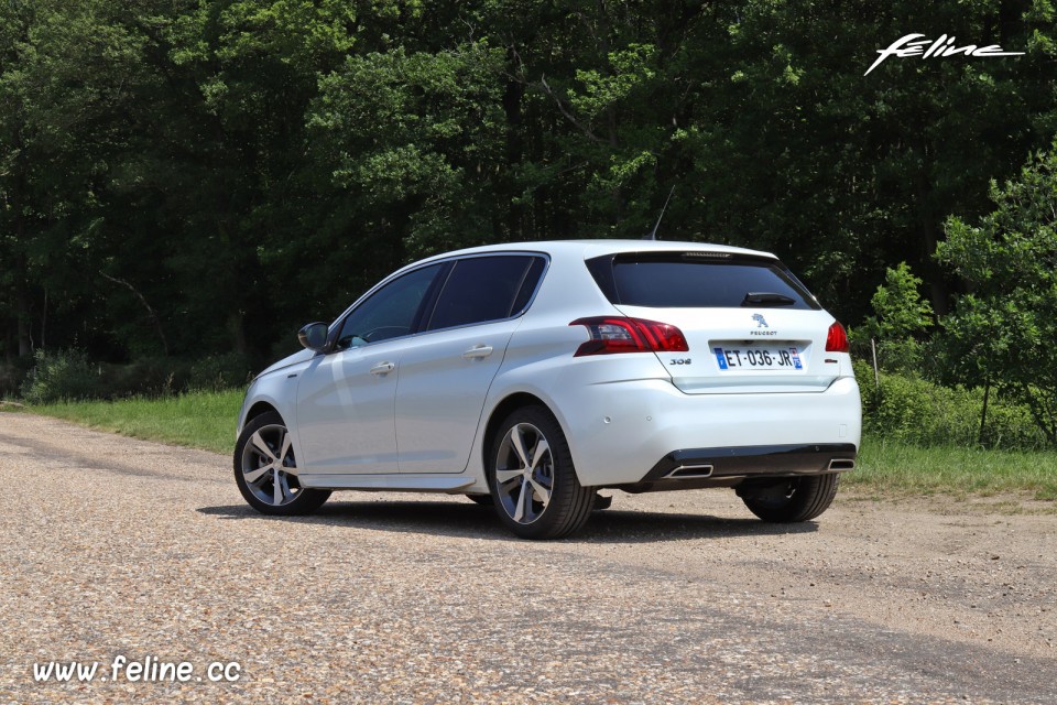 Photo essai route Peugeot 308 II GT Line restylée (2018)