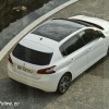 Photo aérienne Peugeot 308 II Allure Blanc Nacré -1-038