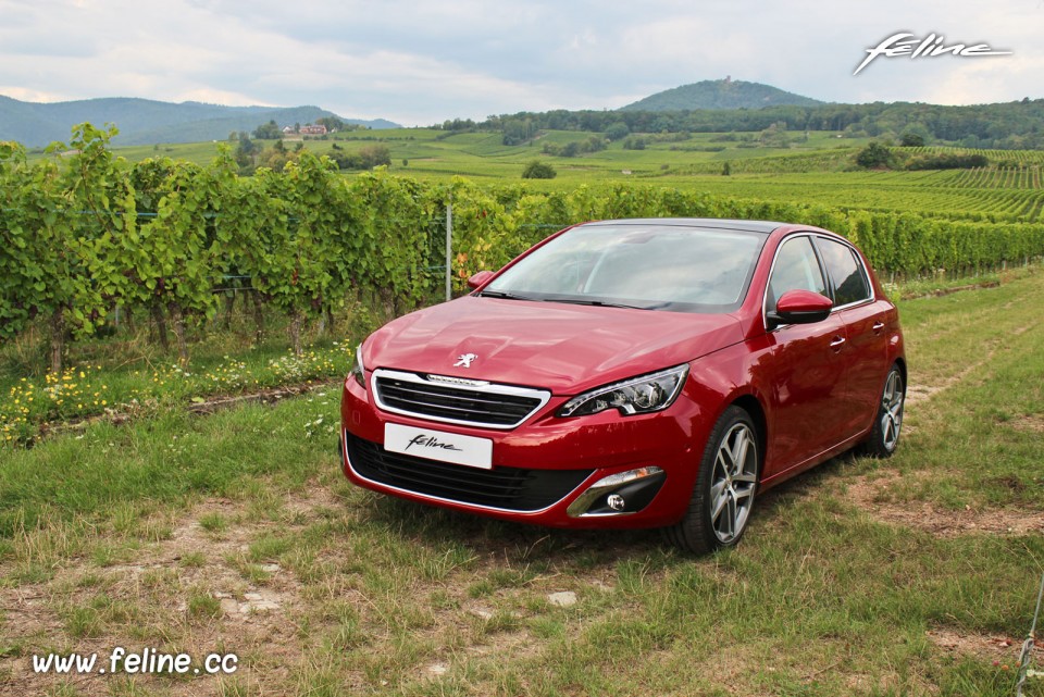 Photo essai Peugeot 308 II Féline Rouge Rubi 1.6 THP 155 -1-063