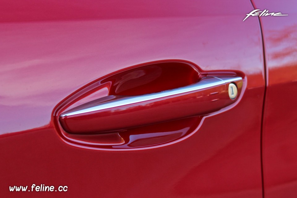 Photo poignée de porte ADML Peugeot 308 II Allure Rouge Rubi - 1.6 THP 125 ch BVM6 - 3-042