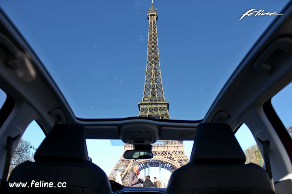 Photo toit en verre panoramique (TVP) Peugeot 308 II Allure Rouge Rubi - 1.6 THP 125 ch BVM6 - 3-058