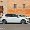 Photo essai Peugeot 308 II Féline et 508 RXH Blanc Nacré