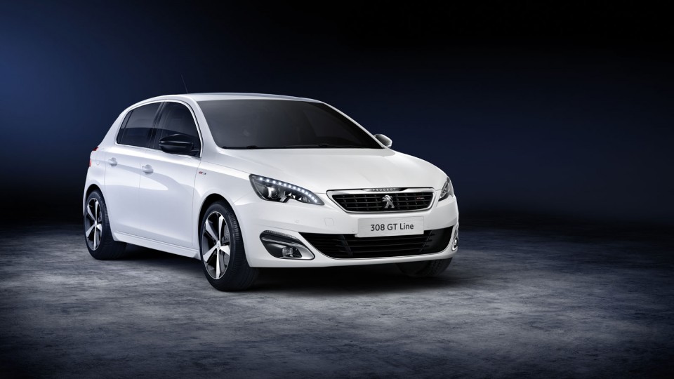 Photo 3/4 avant Peugeot 308 GT Line