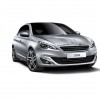 Photo officielle Peugeot 308 II Gris Aluminium (fond blanc) - 1-001