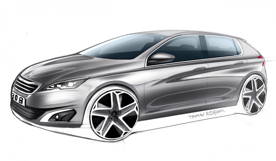 Photo sketch Peugeot 308 II - 2-133