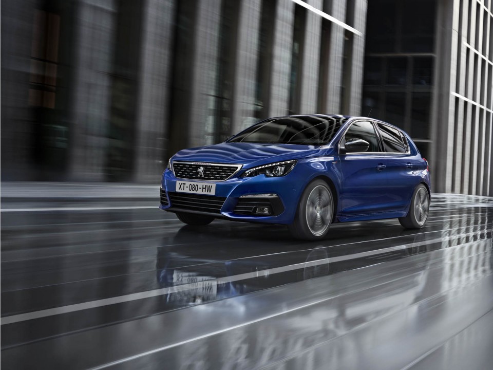 Photo officielle Peugeot 308 restylée (2017)