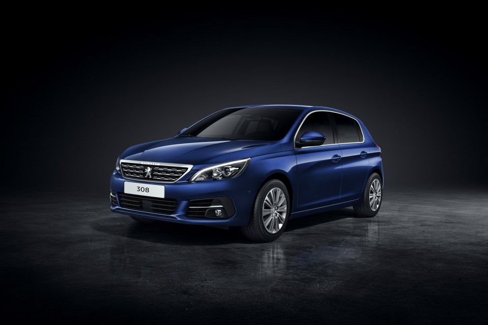 Photo officielle Peugeot 308 Allure restylée (2017)