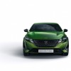 Photo face avant Peugeot 308 III HYbrid Vert Olivine (2021)