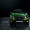 Photo officielle face avant Peugeot 308 III HYbrid Vert Olivine