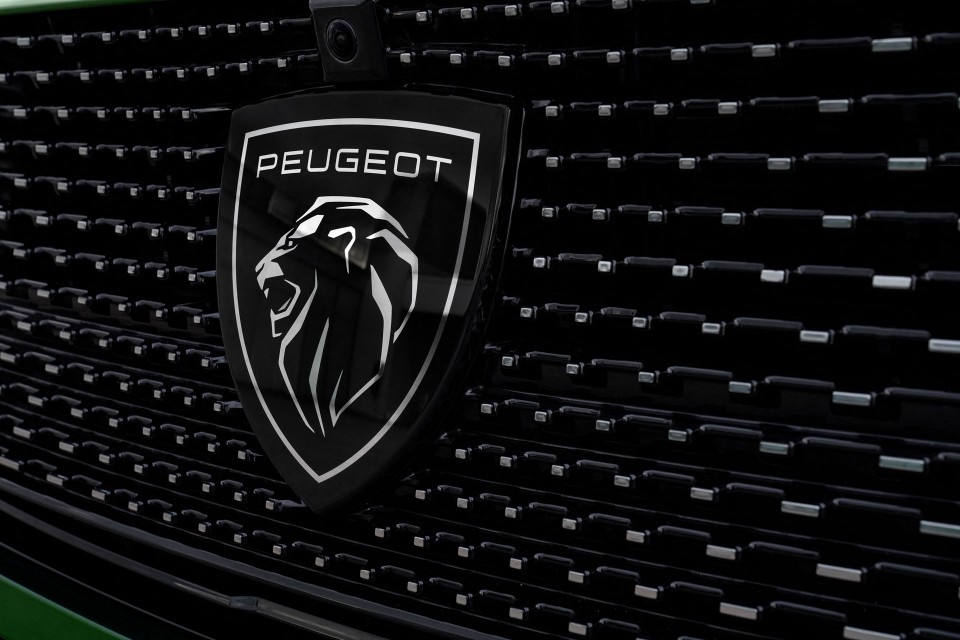 Photo nouveau logo de calandre Peugeot 308 III HYbrid (2021)