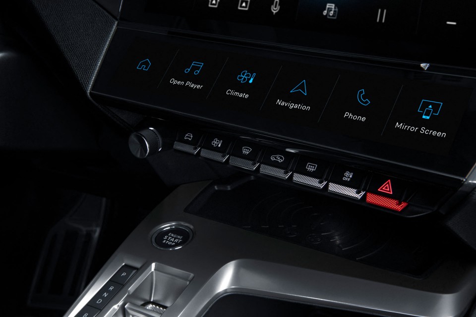 Photo i-toggles virtuels Peugeot 308 III HYbrid (2021)