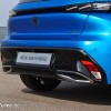 Photo bouclier arrière Peugeot 308 III GT HYbrid 225 Bleu Verti