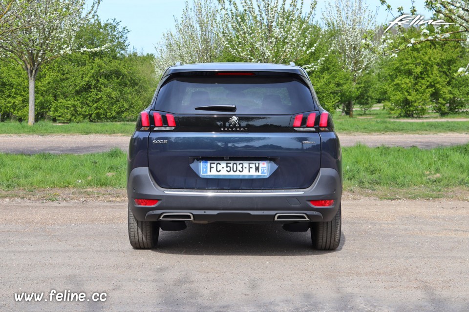 Photo face arrière Peugeot 5008 II GT Line PureTech 180 EAT8 (2