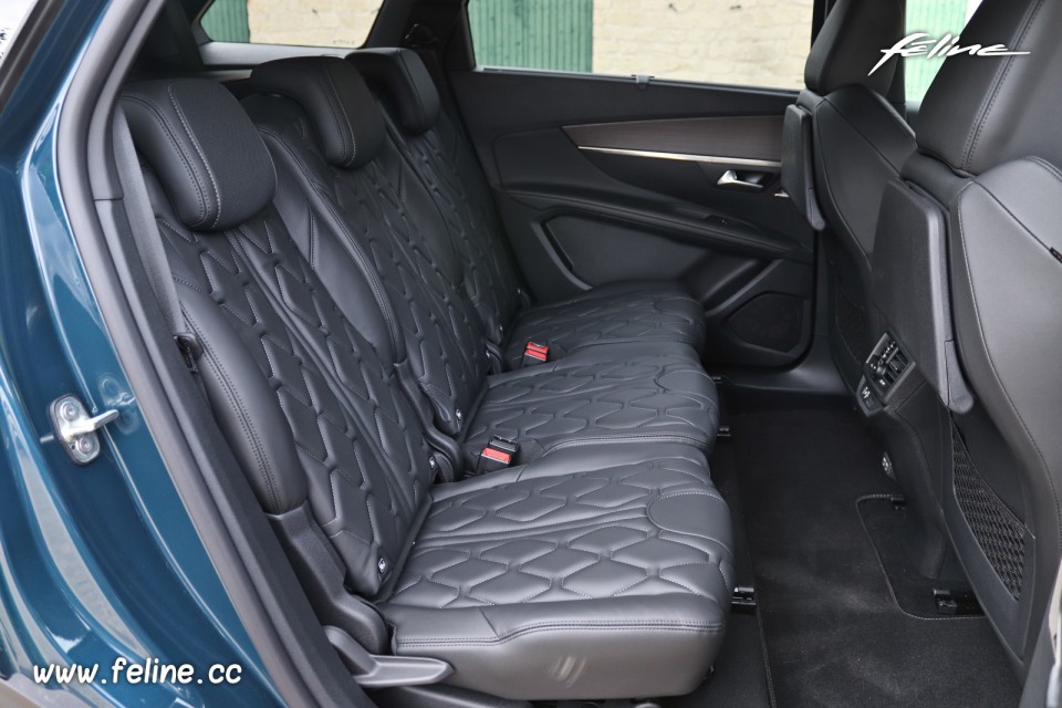 Photo banquette arrière cuir Nappa Noir Mistral Peugeot 5008 II