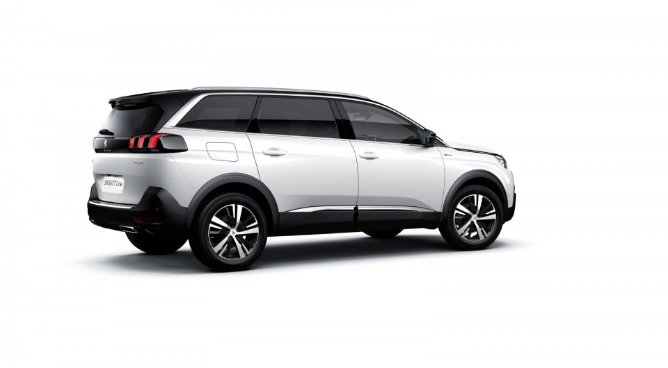 Photo 3/4 arrière Peugeot 5008 GT Line (2017)