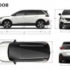 Photo dimensions extérieures (mm) Peugeot 5008 II (2017)