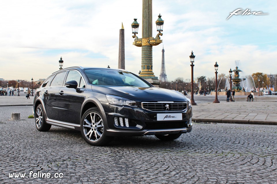 Photo essai Peugeot 508 RXH I phase 2 Gris Haria 2.0 HDi HYbrid4