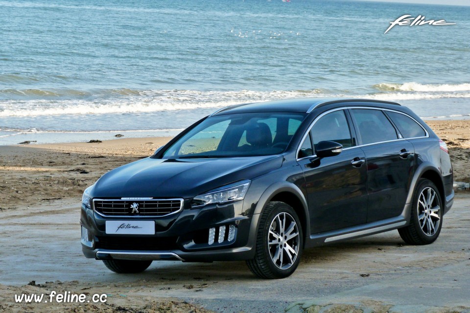 Photo essai Peugeot 508 RXH I phase 2 Gris Haria 2.0 HDi HYbrid4