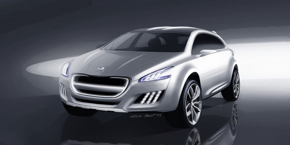 Photo officielle design sketch Peugeot 508 RXH I - 1-031