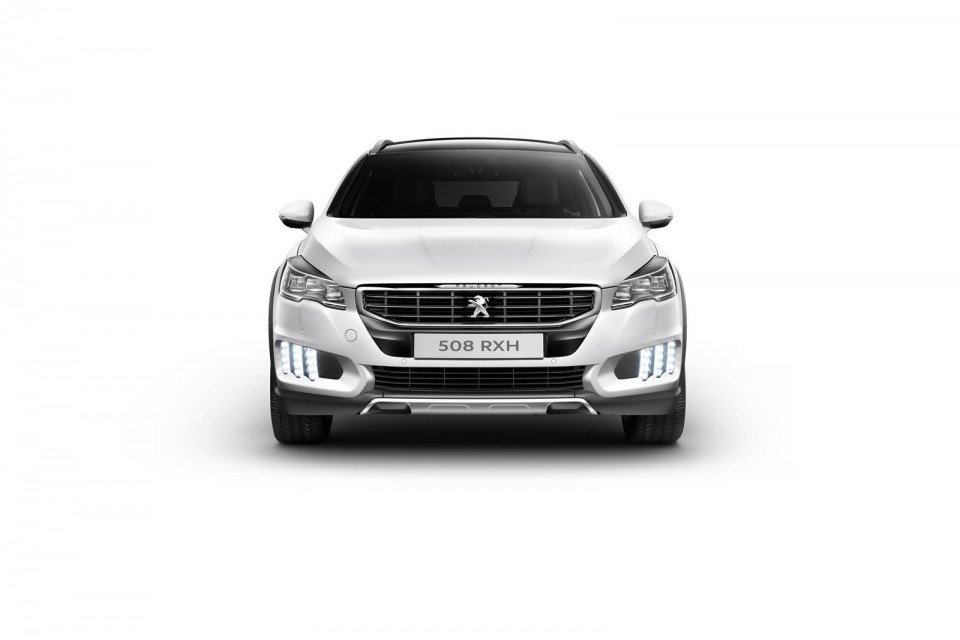 Photo officielle face avant Peugeot 508 RXH restylée (phase 2)