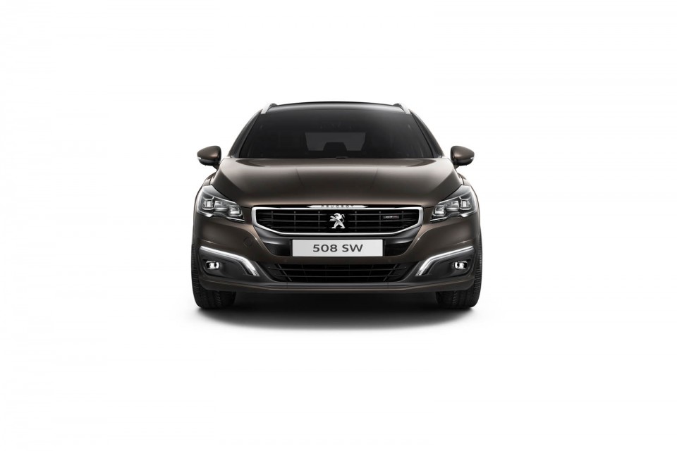 Photo officielle face avant Peugeot 508 SW restylée (phase 2) -