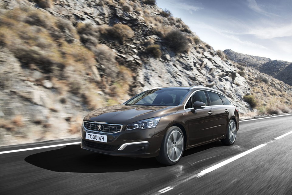 Photo officielle Peugeot 508 SW GT restylée (2014)