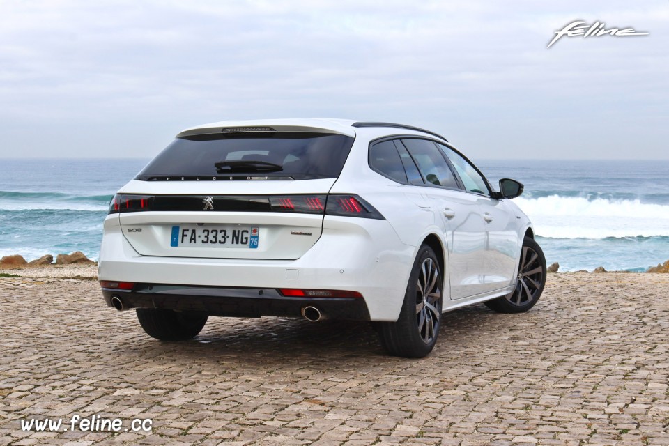 Photo vue arrière nouvelle Peugeot 508 SW II (2019)